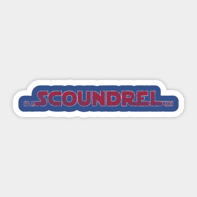 Scoundrel Sticker by AnimalatWork